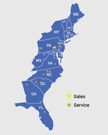 Mid Atlantic Map